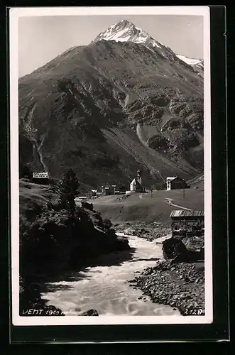 AK Innsbruck, Flusslauf mit Blick auf Vent