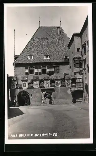 AK Hall, Blick auf das Rathaus
