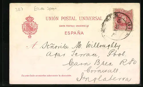 Lithographie Marina Espanola