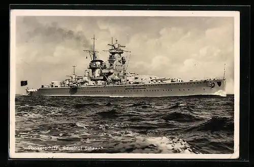 AK Panzerschiff Admiral Scheer, 