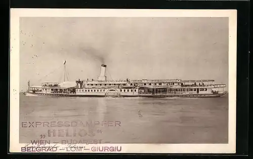 AK Expressdampfer Saturnus, Erste Donau-Dampfschiffahrts-Gesellschaft