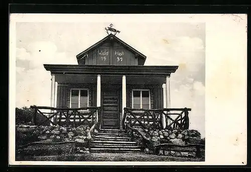 AK Imsbach /Rheinpf., Schutzhütte Wittelsbach-Pavillon auf dem Kupferberg