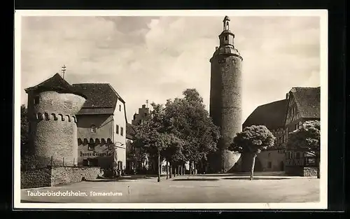 AK Tauberbischofsheim, Ansicht des Türmersturm