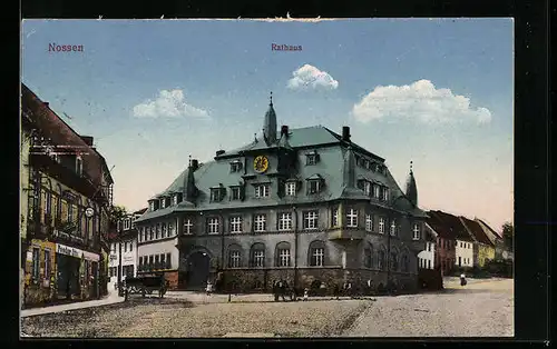 AK Nossen, Partie am Rathaus