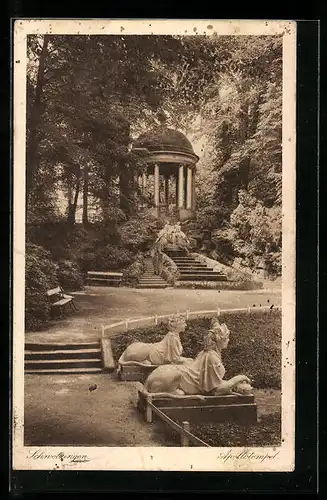 AK Schwetzingen, Apollotempel im Grünen