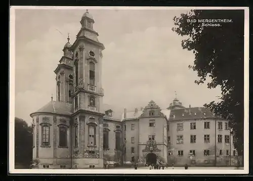 AK Bad Mergentheim, Blick auf das Schloss