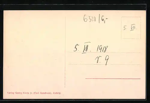 AK Alsfeld, Rathaus, Innenansicht Standesamtszimmer