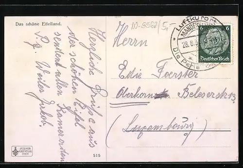 AK Daun /Eifel, Kapelle am Weinfelder Maar, Pulver Maar, Schalkenmehrener Maar