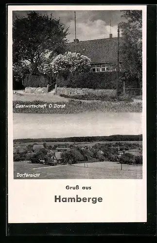 AK Hamberge i. Meckl., Gastwirtschaft von Otto Dorst