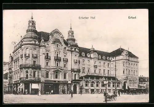 AK Erfurt, Erfurter Hof im Sonnenlicht