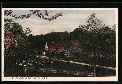 AK Reitzendorf, Dorfwirtshaus Reitzendorfer Mühle im Borsberggebiet