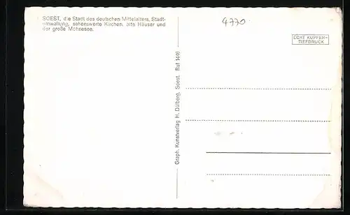 AK Soest, Alte Häuser am Markt