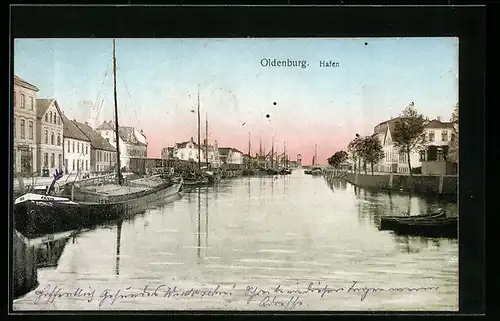 AK Oldenburg, Hafen mit Booten