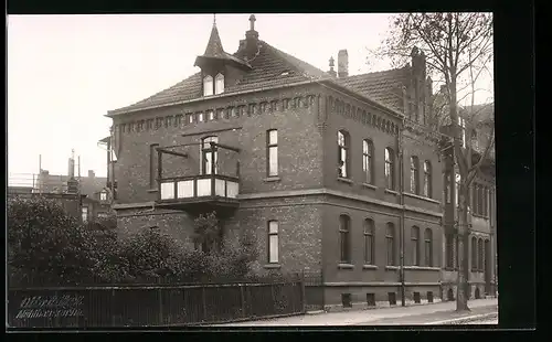 Foto-AK Mühlhausen /Thür., Haus Augustastrasse 22 um 1910