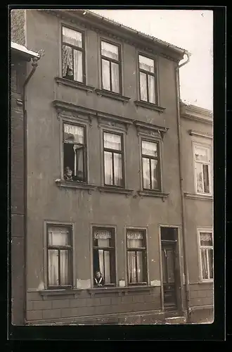 Foto-AK Mühlhausen /Thür., Wohnhaus Ammerstrasse 71