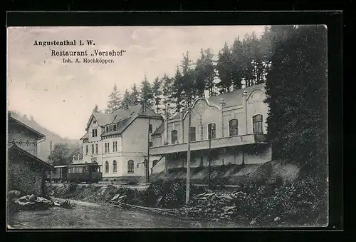 AK Augustenthal i. W., Restaurant Versehof von A. Hochköpper