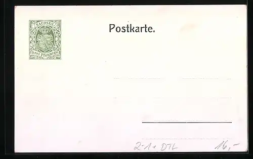 AK Gössnitz-Altenburg, XX. Dt. Philatelistentag u. XII. Bundestag Deutsch-Österr. Philatelisten-Vereine 1908