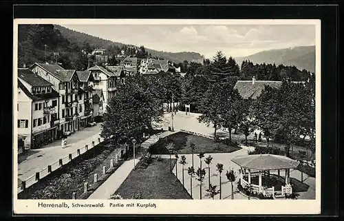 AK Herrenalb /Schwarzwald, Partie mit Kurplatz