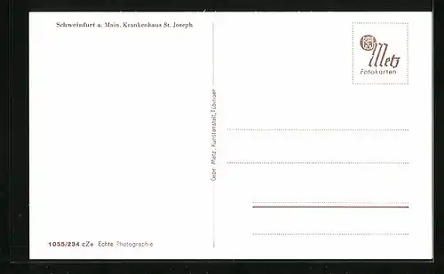 AK Schweinfurt a. Main, Krankenhaus St. Joseph