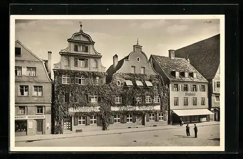 AK Memmingen, Weinhaus Knöringer, Weinmarkt 6-8