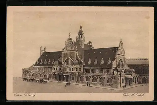 AK Essen /Ruhr, Ansicht vom Hauptbahnhof