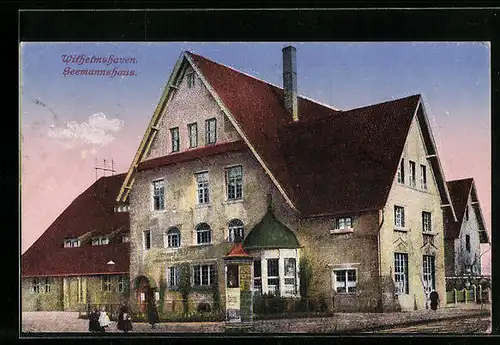 AK Wilhelmshaven, Ansicht vom Seemannshaus