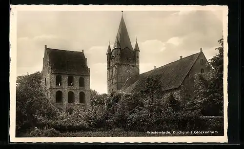 AK Westerstede, Kirche mit Glockenturm