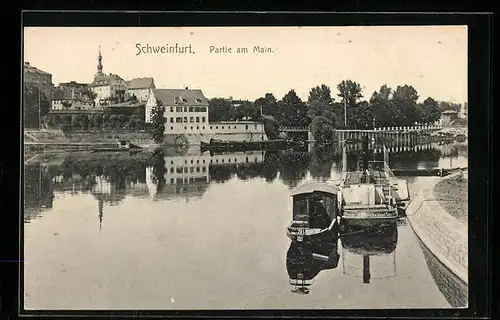 AK Schweinfurt, Partie am Main