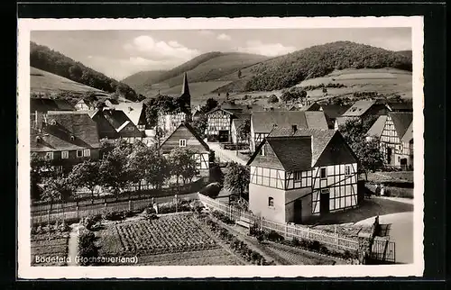 AK Bödefeld /Hochsauerland, Ortspartie mit Kirche