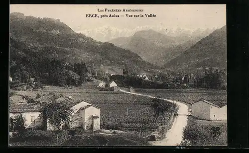 AK Erce près Aulus, Vue sur la Vallée