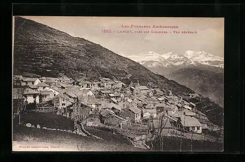 AK Larcat près les Cabannes, Vue générale