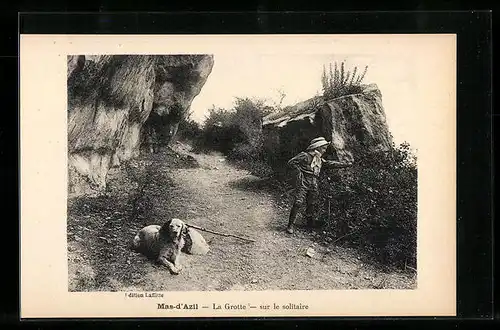 AK Mas-d`Azil, La Grotte sur le solitaire