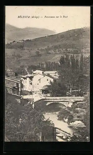 AK Bélesta, Panorama sur le Pont