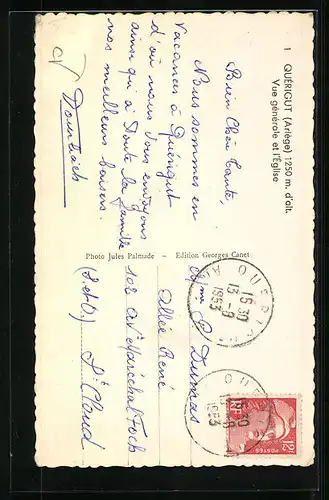 AK Quérigut, Vue generale et l`Eglise