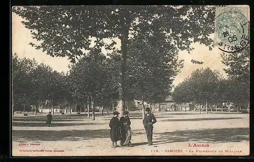AK Pamiers, La Promenade de Milliane