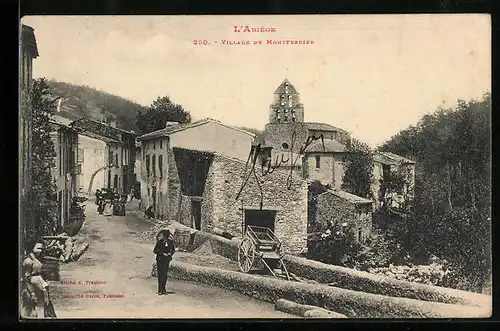 AK Montferrier, Une Rue