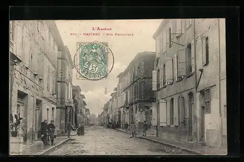 AK Mazères, Rue Principale