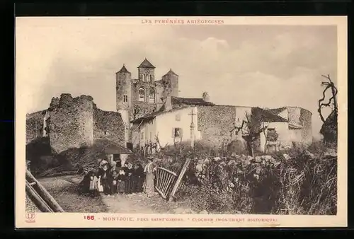 AK Montjoie, Clocher, Monument Historique