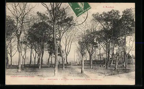 AK Mazères, Plateau et Promenade des Tourelles