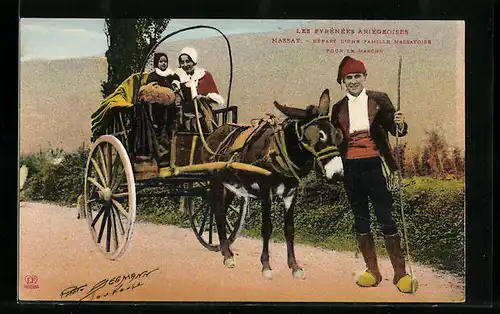 AK Massat, Depart d`une Famille Massatoise pour le Marche