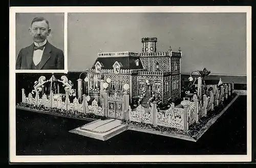 AK Thale a. Harz, Miniaturwerk Villa in Burg b. Magdeburg von Carl Goerecke