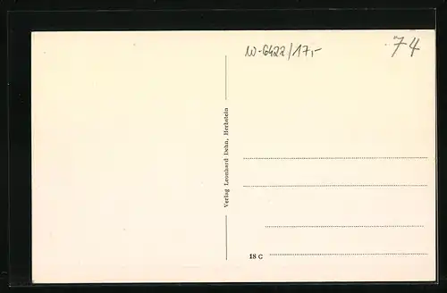 AK Herbstein, Rathaus u. Stadtwirtshaus