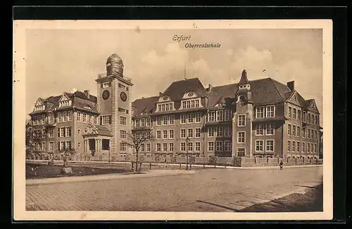 AK Erfurt, Oberrealschule im Sonnenlicht