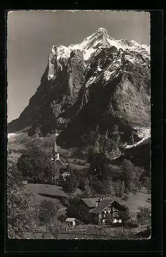 AK Grindelwald, Blick auf das Wetterhorn