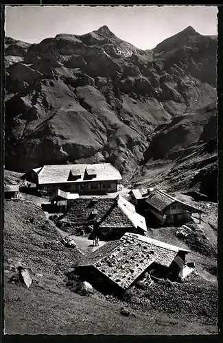 AK Kiental, Ober-Bundalp, Blick auf Wild Andrist und Gr. Hundshorn