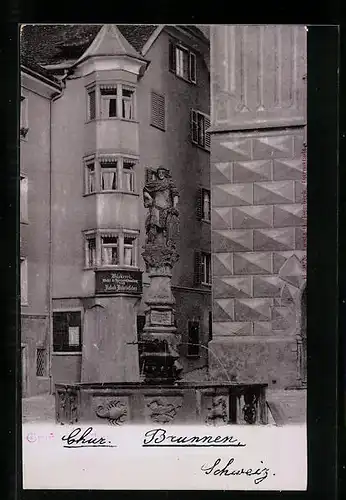 AK Chur, Partie am Brunnen