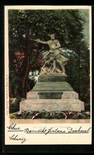 AK Chur, Benedikt-Fontana-Denkmal