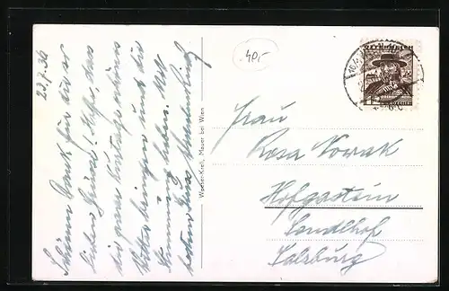 AK Wien, Benediktinerabtei U. L. Fr. zu den Schotten