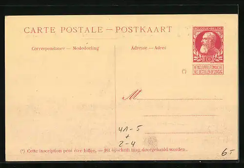 AK Pieter Deconinck, belgischer Staats-Postdampfer von Ostende nach Dover
