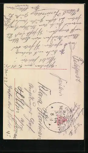 AK Kind in Uniform mit Pfeife